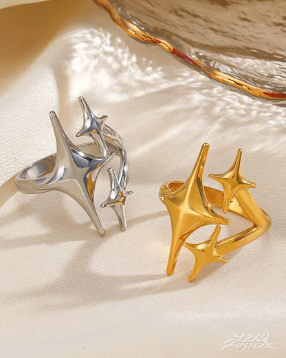 Y2K Star Ring
