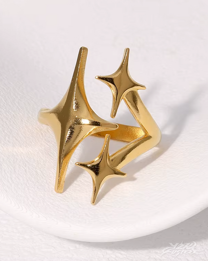 Y2K Star Ring