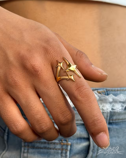 Y2K Star Ring