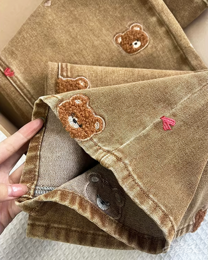Y2K Teddy Bear Jeans