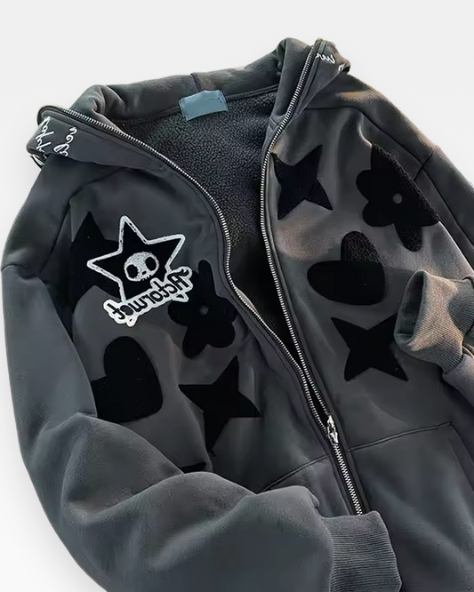 Y2K Zip Up Hoodie